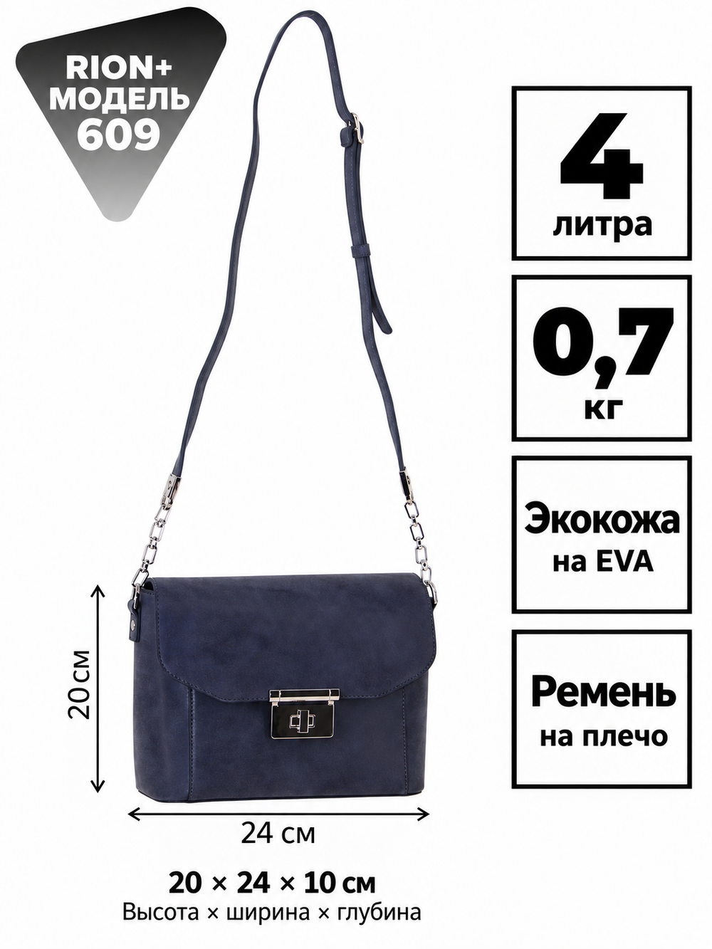 RION+ 609INBLU — инфографика