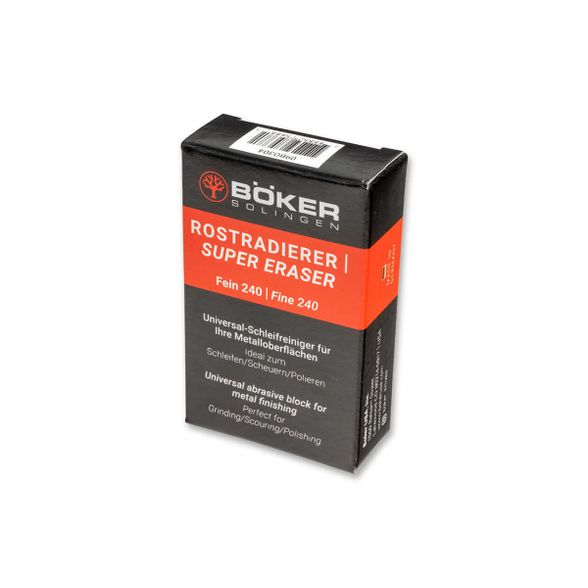 Цена наЛастик для ухода за ножами из высокоуглеродистых сталей Boker Super Eraser (240 grit)