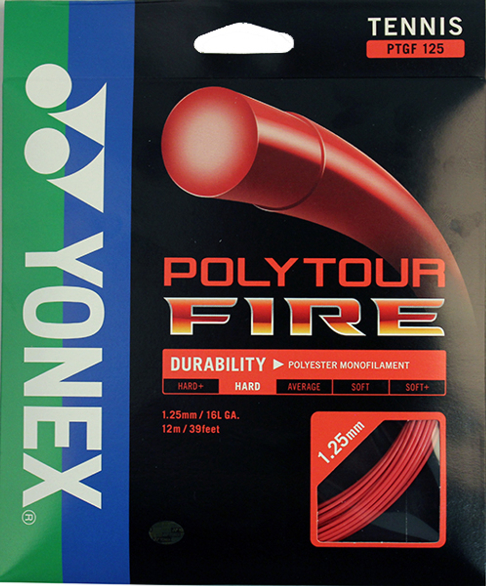 Теннисные струны Yonex Poly Tour Fire (12 m)