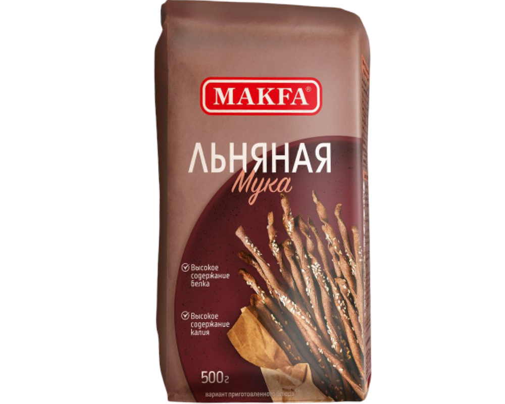 Мука Макфа льнаная 500г