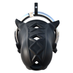 Черный замок верности Extreme Silicone Cock Blocker (Цвет: черный)
