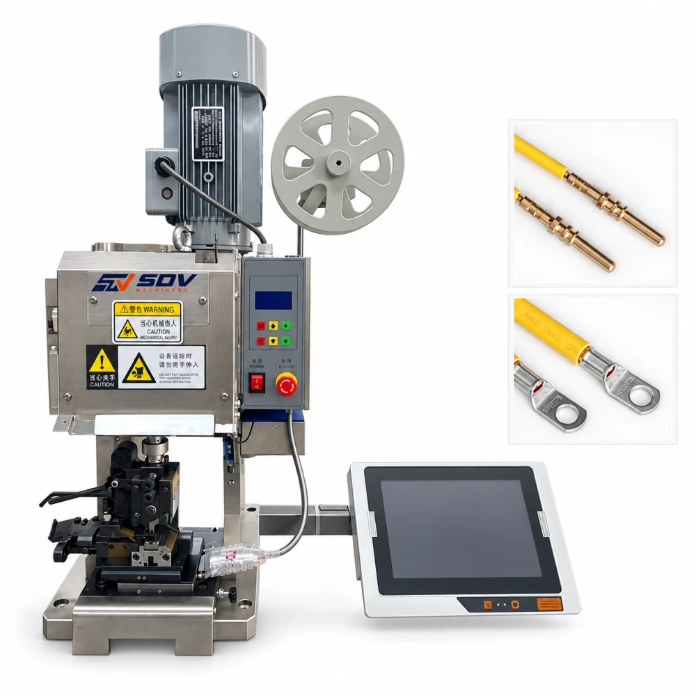 4T Bench Top Crimper с умным программным обеспечением (0-4/6/14 мм²) SDV-EW-5195+S
