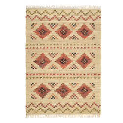 Ковер из шерсти по мотивам башкирских орнаментов 160х230см Tkano Cultural Heritage