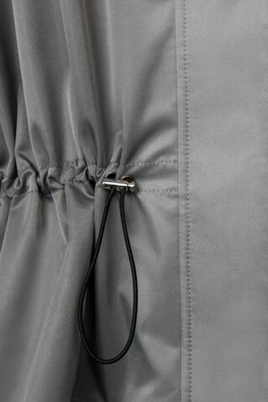 «Air jacket» Ветровка с драпировкой на молнии.
