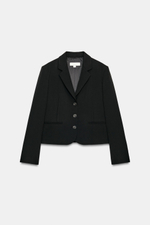 УКОРОЧЕННЫЙ БЛЕЙЗЕР С ЗАЩИПАМИ — ZARA