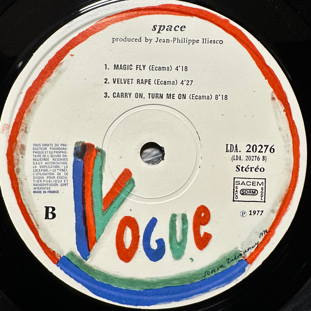 Space - Magic Fly (Франция 1977г.)