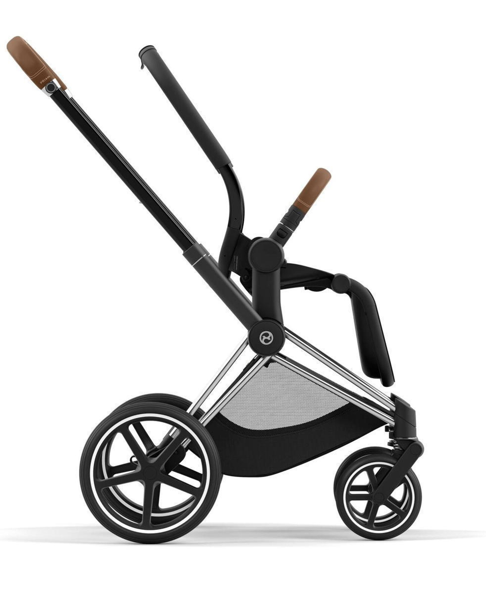 Коляска 2 в 1 Cybex Priam IV Chrome Brown complete Leaf Green