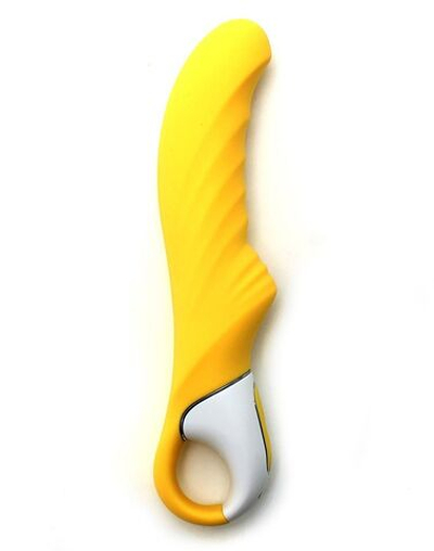 Жёлтый вибратор Satisfyer Yummy Sunshine - 22,5 см. (Цвет: желтый)