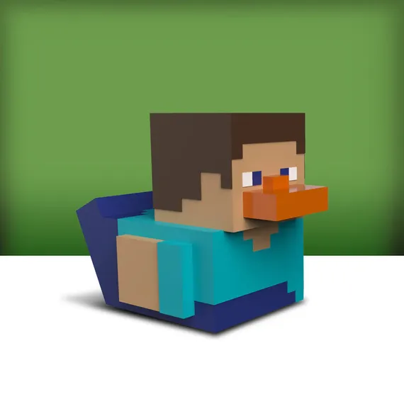 Фигурка-утка Tubbz Minecraft Steve (Мини издание)