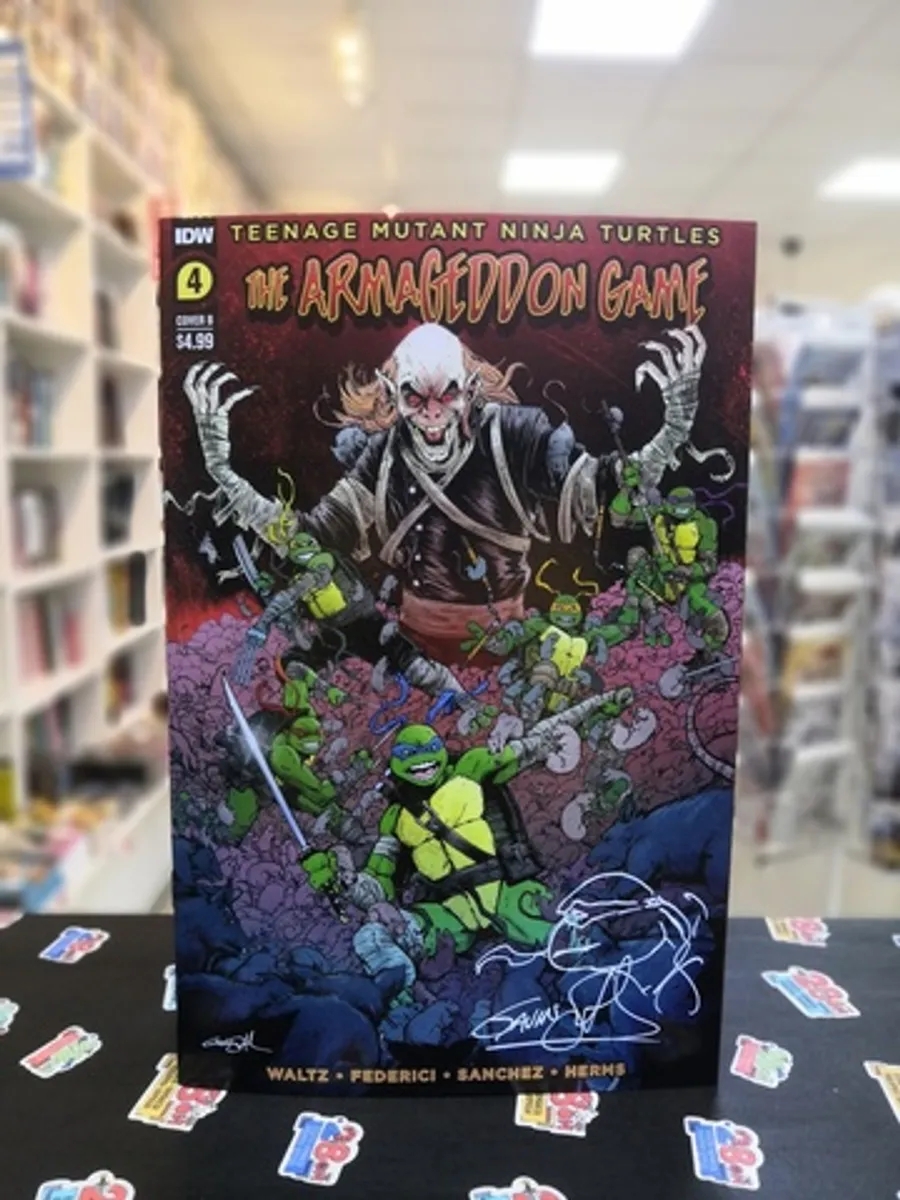 Teenage Mutant Ninja Turtles Armageddon Game #4 (Cover B) (с автографом Gavin Smith)