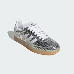 ADIDAS Кроссовки Samba с змеиным принтом, серебристый