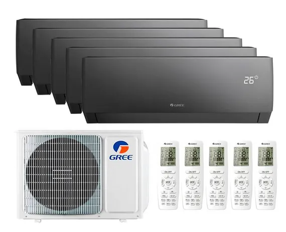 Мульти сплит-система Gree 5 x GWH09AGCXB-K6DNA4F/I / GWHD(42)NK6OO (LCLH)