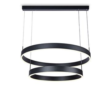 Светильник светодиодный подвесной с пультом 119W 3000-6400К FA6618/2 BK чёрный Acrylica Original Ambrella