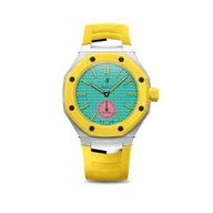 Корпус для часов POP-Swatch x AP - Розовый и Жёлтый - Комплект из 2 ремешков