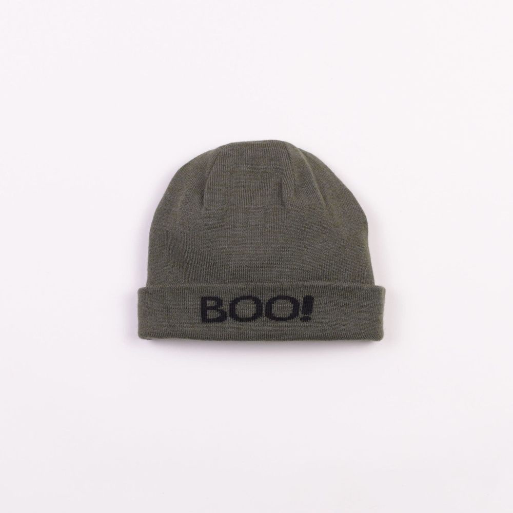 Шапка демисезонная "BOO!" Хаки