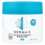 DERMA E, крем с чайным деревом и витамином Е, 113 г (4 унции)