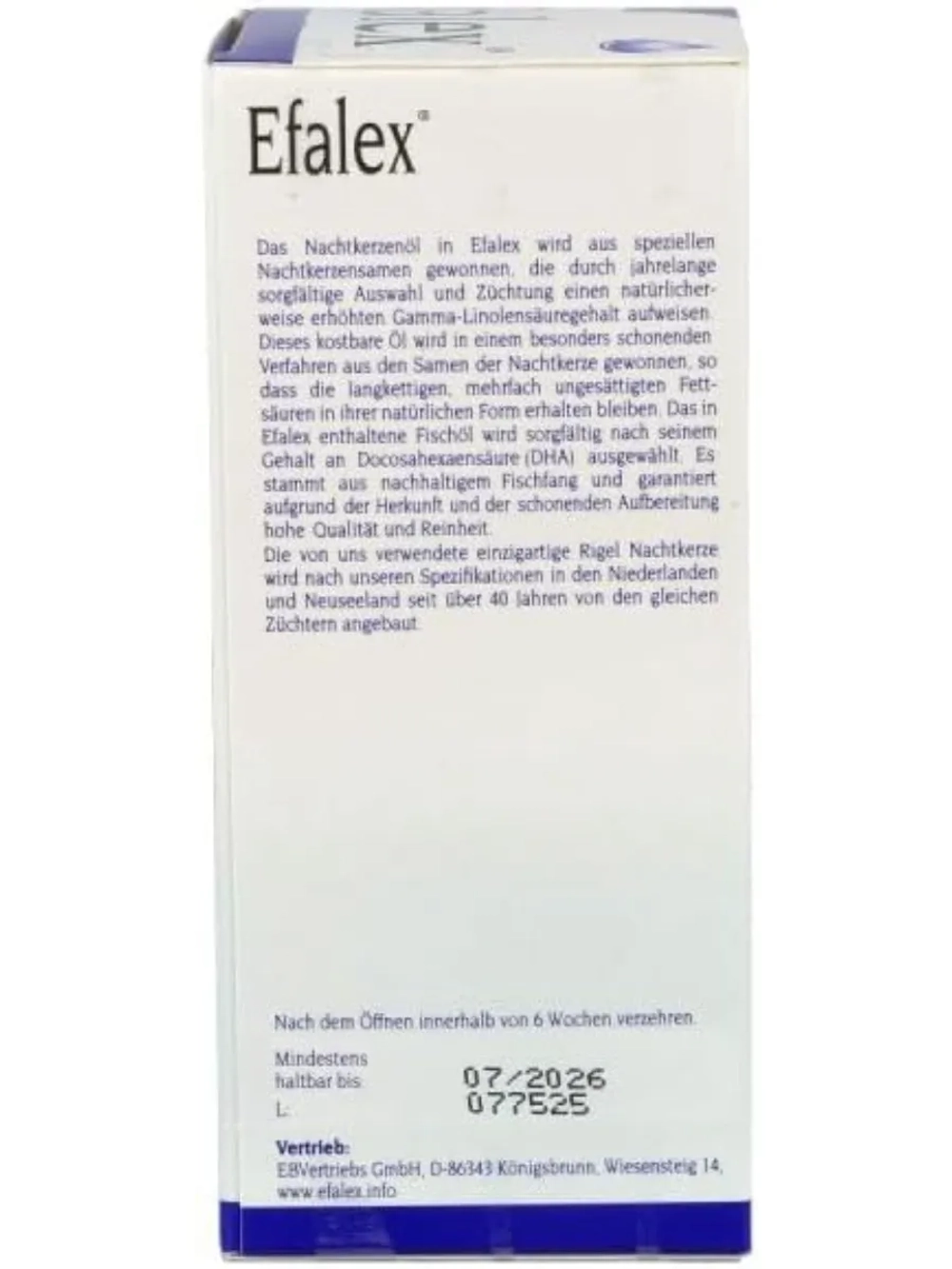 Эфалекс сироп Efalex (Efamol), 150мл