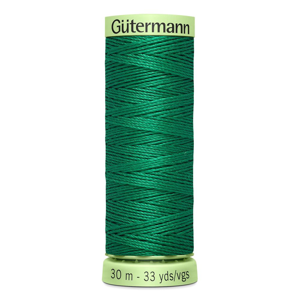Нитки отделочные Gutermann Top Stitch 30 (30 метров), 5 кат. | 402 изумрудно-зеленый