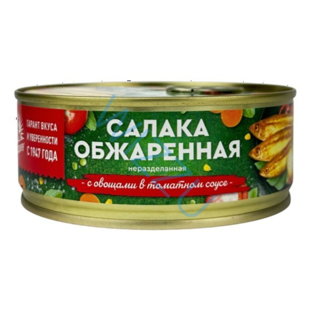 Салака За Родину неразд обж с овощ в томат соусе ключ 240г