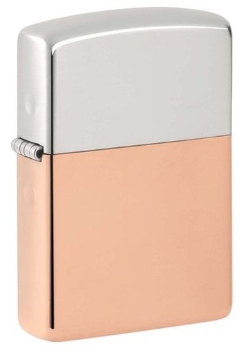 Зажигалка Zippo Bimetal из меди и серебра (48694)