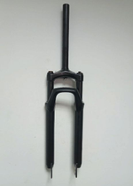 Вилка амортизационная TRIX 26"х1-1/8", сталь, пружинно-эластомерная, безрезьбовой, шток 250мм, ход 80мм, Disk тормоз, регулировка преднагрузки, матовая черная