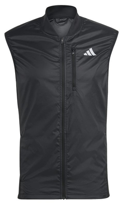 Мужская теннисная жилетка Adidas Running Jacket - черный