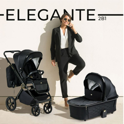 Коляска 2в1 Sweet Baby Elegante GL Black