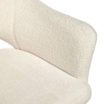 Стул Bradex Home Bruno белый, искусственный мех