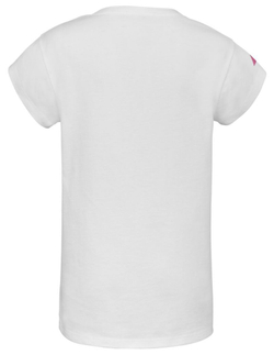 Футболка для девочки теннисная Babolat Exercise Cotton Tee Girl - белый