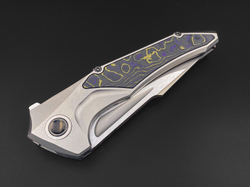 Складной нож Guerrero M390 CrystalTi carbon