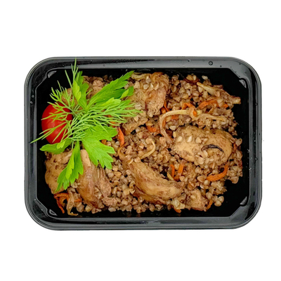 Гречневая каша с куриной печенью 260г.