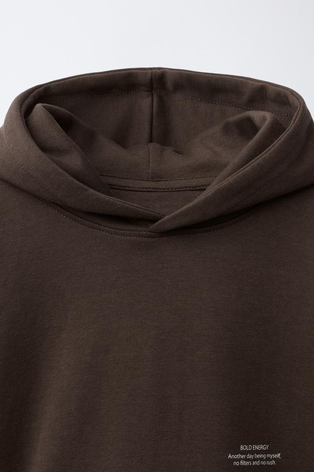 ZARA КОМПЛЕКТ ИЗ ХУДИ И БРЮК С НАДПИСЬЮ, БАКЛАЖАННЫЙ