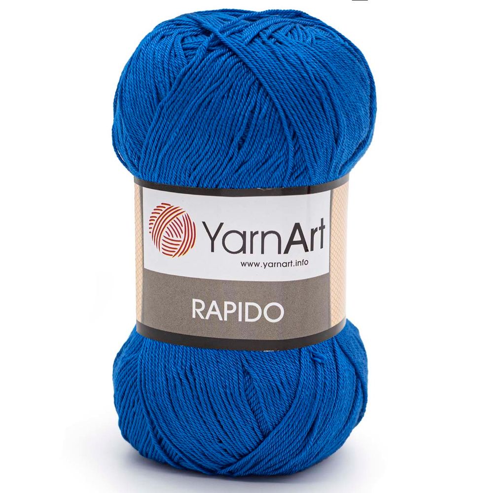 Пряжа YarnArt (ЯрнАрт) Rapido / уп.5 мот. по 100 г, 350м, 681 синий Пряжа YarnArt (ЯрнАрт) Rapido / уп.5 мот. по 100 г, 350м, 681 синий