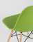 Eames Style DSW зеленый пластик, стальной каркас, натуральный массив бука