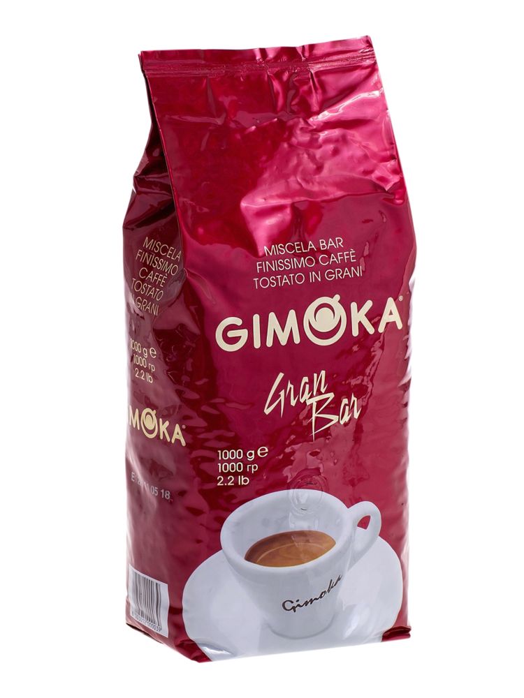Кофе в зернах Gimoka Gran Bar, 1 кг, 2 шт