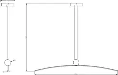 Подвесной светильник Arno A3362SP-25BK Arte Lamp