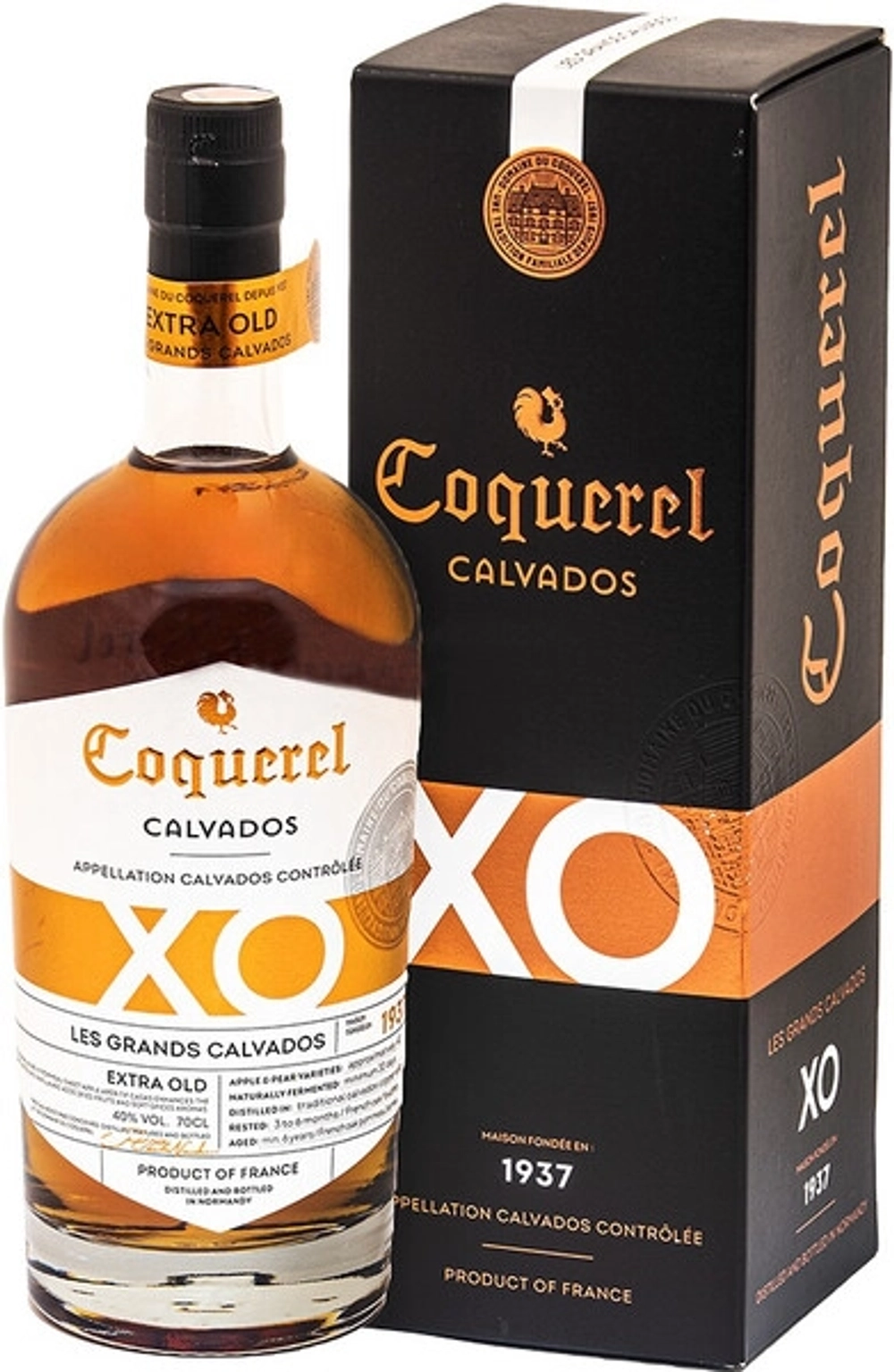 Кальвадос Coquerel XO, 0.7 л.