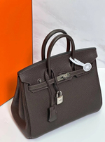 Сумка Hermes Birkin 25 и 30 цвета черный шоколад
