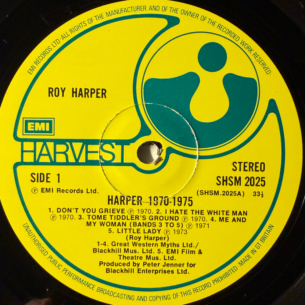 Roy Harper – Harper 1970-1975 (Англия 1978г.) Т