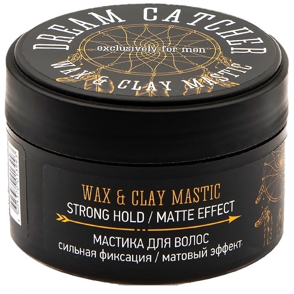 Dream Catcher Wax & Clay Mastic - Мастика для волос Сильная фиксация и матовый эффект 100 гр