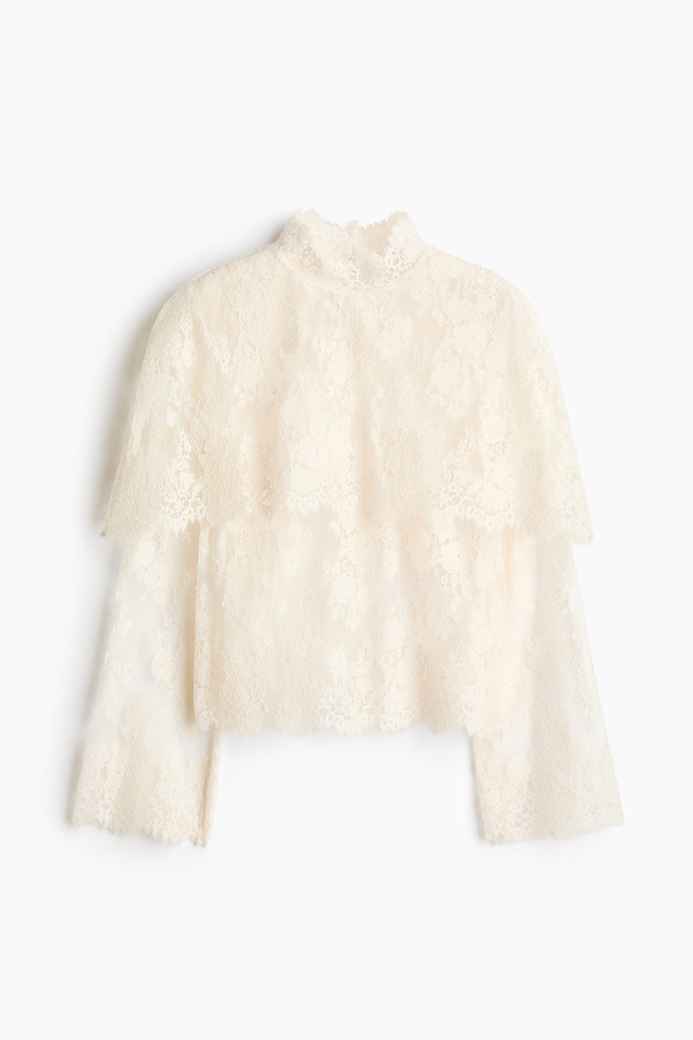 Кружевная блузка с накидкой - H&M