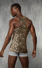 Мужская борцовка камуфляжной расцветки Doreanse Camouflage (Размер: S) (Цвет: зеленый камуфляж)