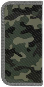 Пенал ПИФАГОР, 1 отделение, ламинированный картон, 19х9 см, "Army", 271101