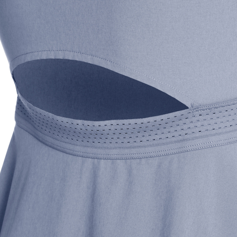 Женская теннисное платье Nike Dri-Fit Advantage Dress Women - Blue Grey