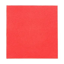 Салфетка двухслойная Double Point, красный, 20*20 см, 100 шт, бумага, Garcia de Pou