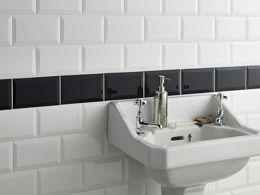 Dar Ceramics Biselado Blanco Mate 10x20