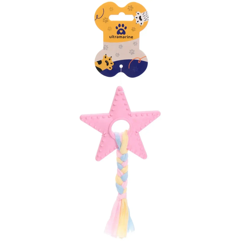 Игрушка для собаки «Baby-Star» 18*7см цвет розовый Ultramarine