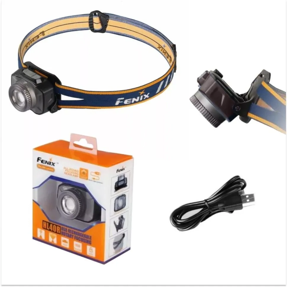 Налобный фонарь Fenix HL40R Cree XP-L HI V2 серый