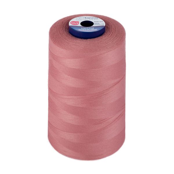 Нитки универсальные Gamma 40/2, 4570 м (5000 ярд) / 1 кат., 469 т.розовый
