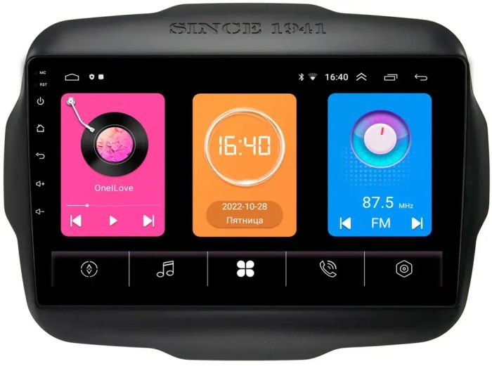 Магнитола для Jeep Renegade 2014-2021 - GT9-629 на Android 10